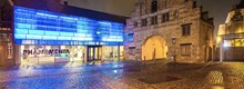 Flensburg _Nordertor _Phänomenta _Nacht _Regen